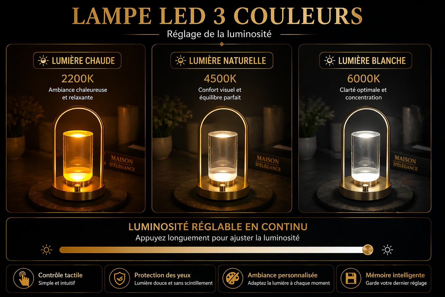 Lampe de chevet retro