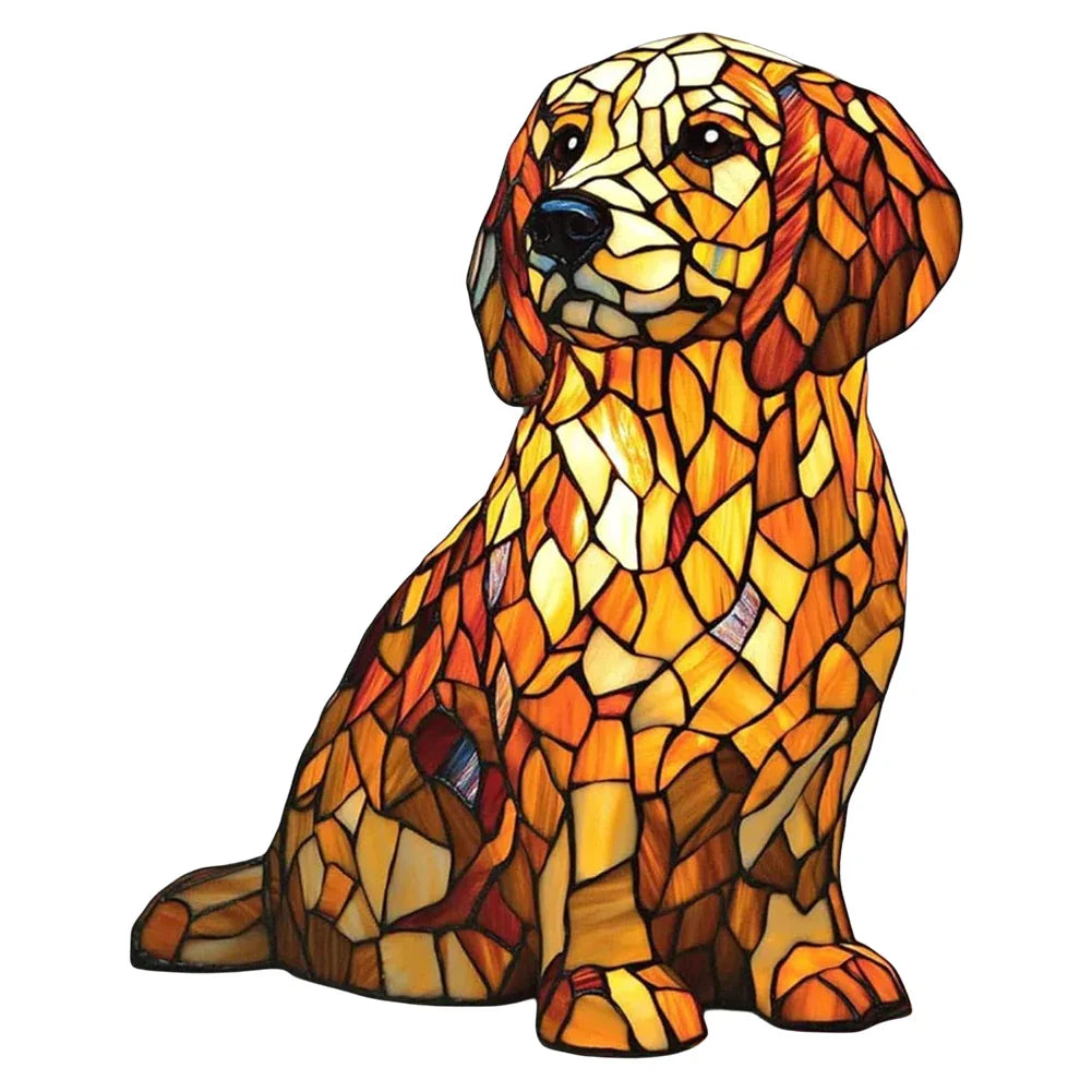 Lampe de chevet style chien