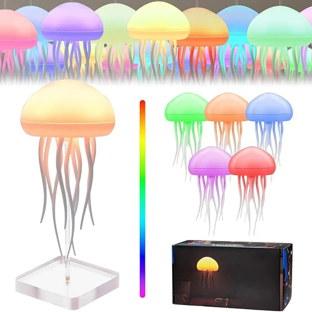 Lampe de chevet méduse enfant