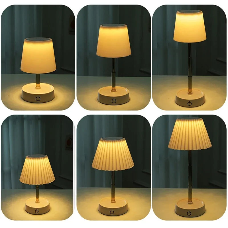 Bedside Room Table Light Wooden Night Stand Warm Light Reading Light Bedroom Night Lights Electric Power Home Decor Desk Light