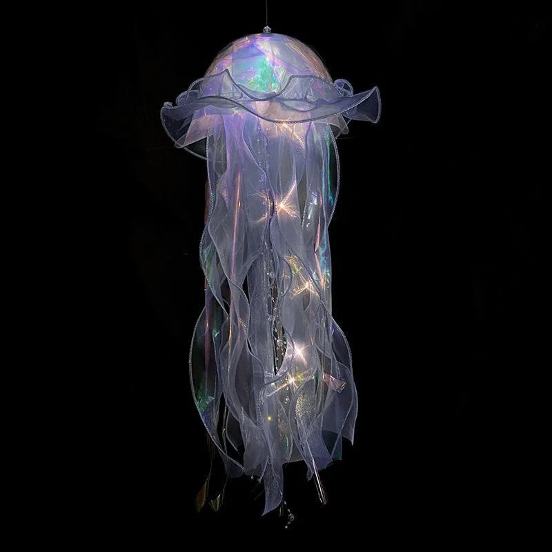 Jellyfish Lamp Portable Flower Lamp Girl Room Atmosphere Decoration Lamp Bedroom Night Lamp Home Decoration