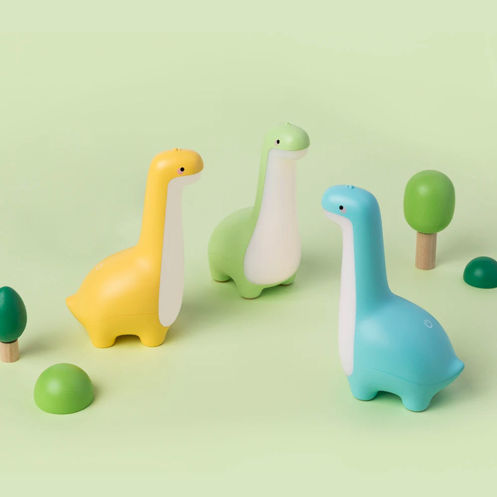 Dinosaur Night Light Cute Children'S Night Light Eye Protection Bedside Timing Lamp USB Charging Room Decoration Children'S Gift