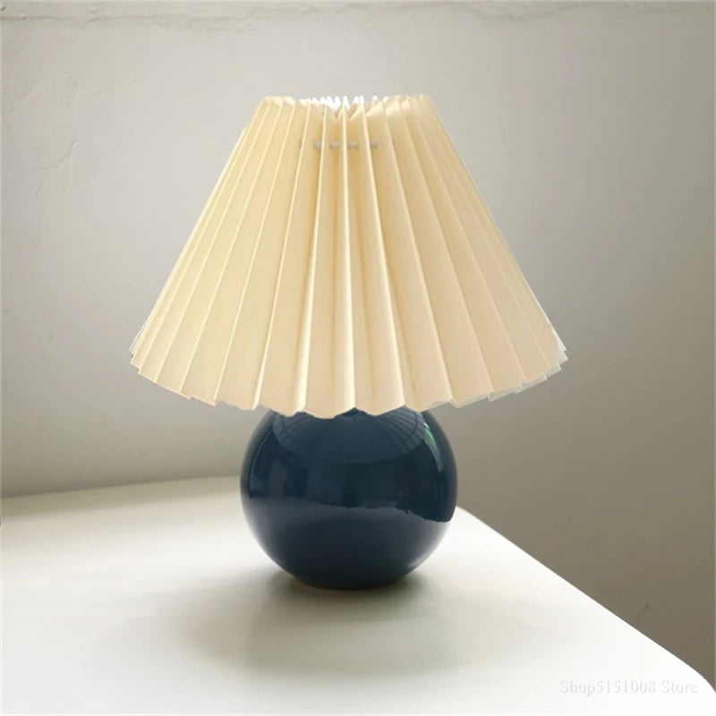 Modern Nordic Ceramics Table Lamp Bedroom Bedside Lamps Led Desk Lamp Lampada Nightstand Lighting Home Deco Table Light Fixtures