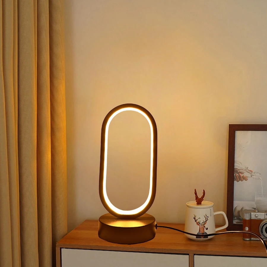 Led U-Shaped Lamp Bedroom Bedside Decorative Lamp Family Living Room Study LED Night Lighting