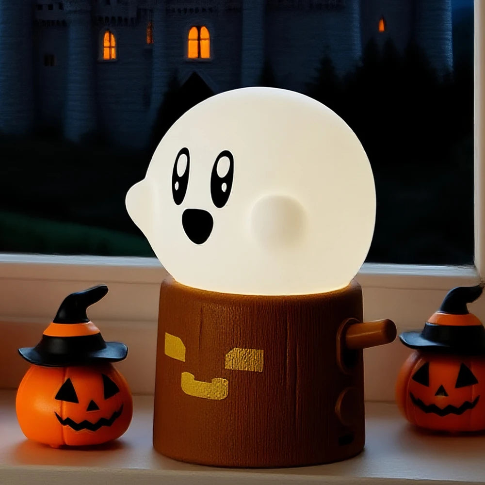 LED Flameless Candle White Noise Night Light Room Decor Lights USB Table Lamp Dimmable Bedside Lamp Camping Light Kids Xmas Gift