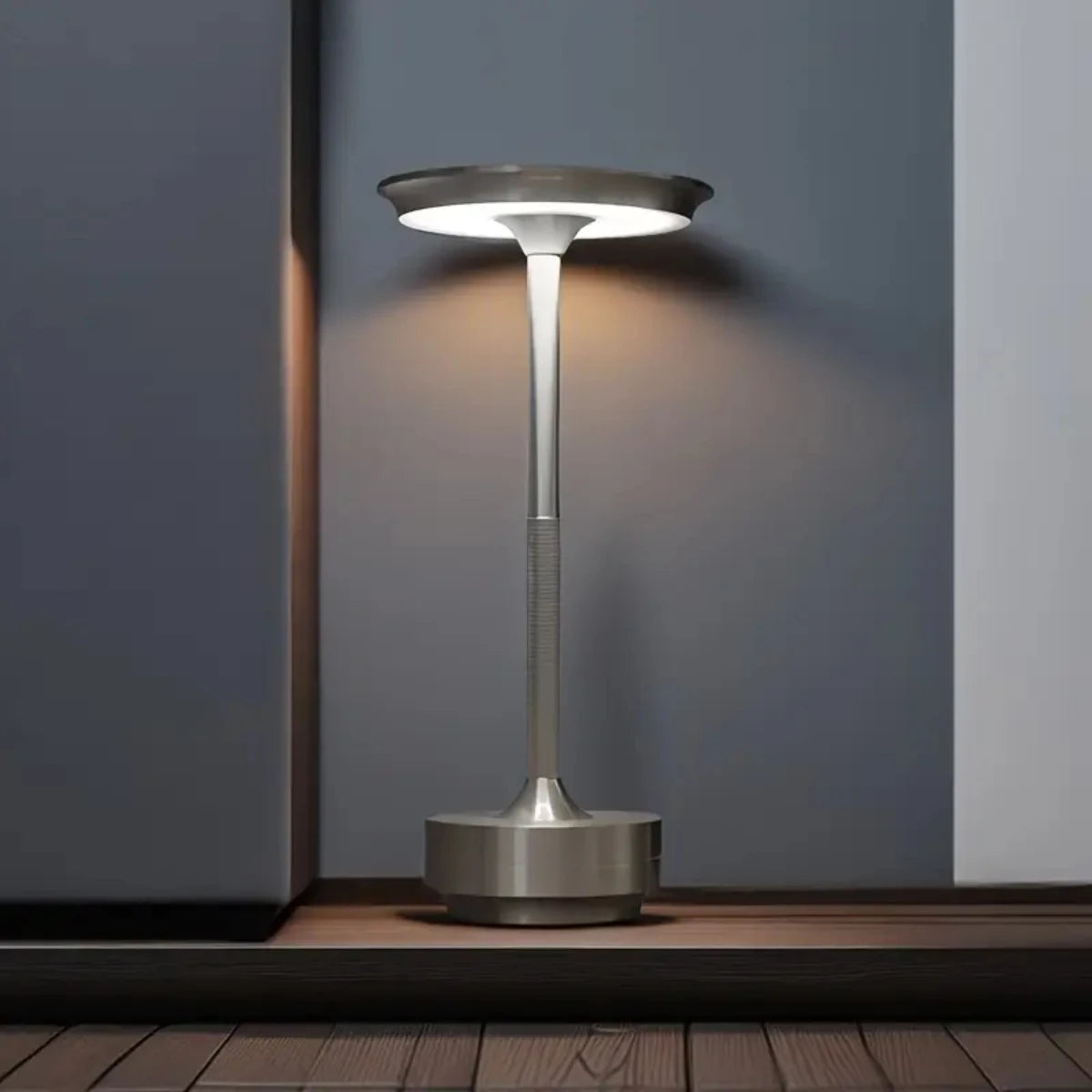 1Pc USB Rechargeable LED Desk Lamp Touch Dimming USB Portable Charging Coffee Shop Bar Retro Decoration Atmosphere Night Light