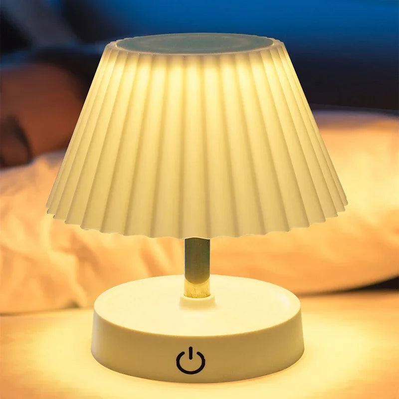 Bedside Room Table Light Wooden Night Stand Warm Light Reading Light Bedroom Night Lights Electric Power Home Decor Desk Light