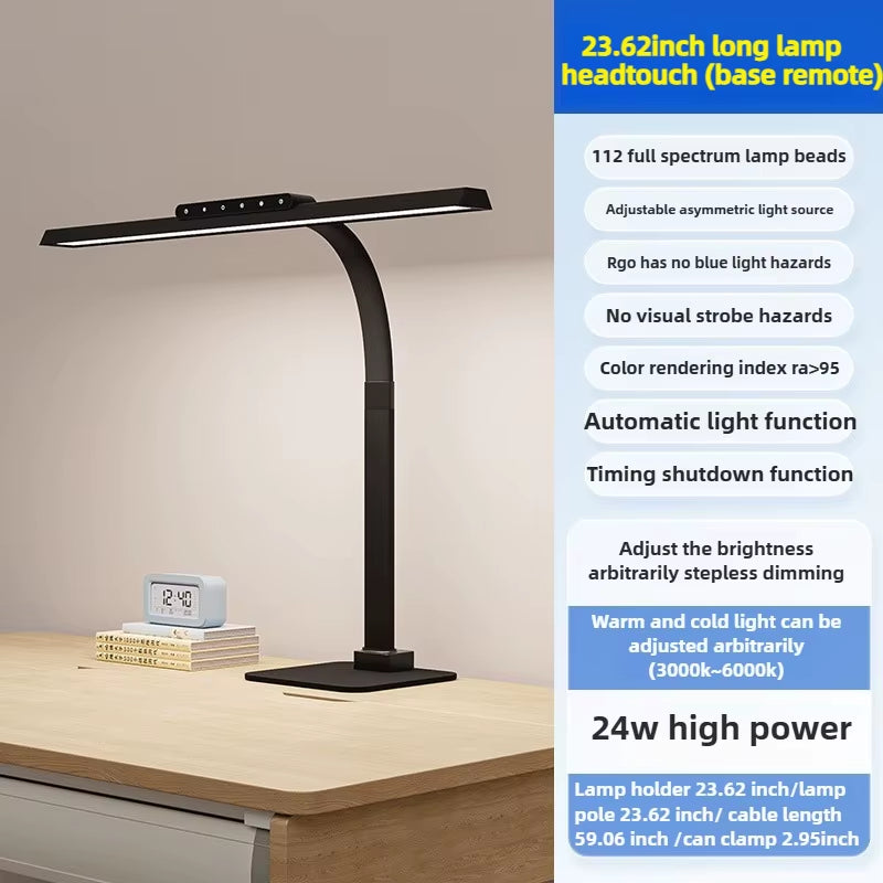 Touch Remote Control Dimmable LED Desk Lamp Intelligently Controlled Eye Protection for Reading Student Dormitory Bedroom