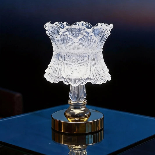 Rechargeable LED Crystal Table Lamp with Adjustable Dimming and 3CCT, Suitable for Dining Tables, Entryways, Corridors, and Ambi