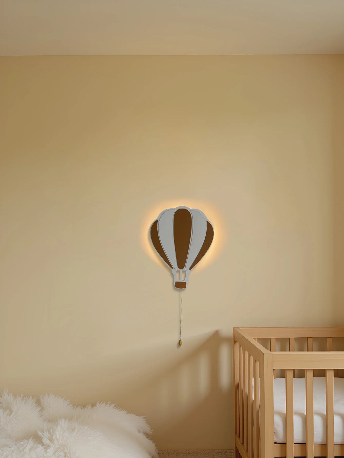 Floating Cloud Wall Lamp for Baby Nursery Cute Floating Cloud Lamp for Kids Bedroom Battery-Operated Hanging Night Lights