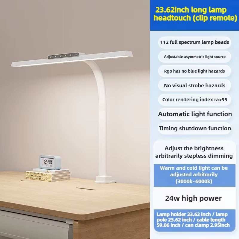 Touch Remote Control Dimmable LED Desk Lamp Intelligently Controlled Eye Protection for Reading Student Dormitory Bedroom