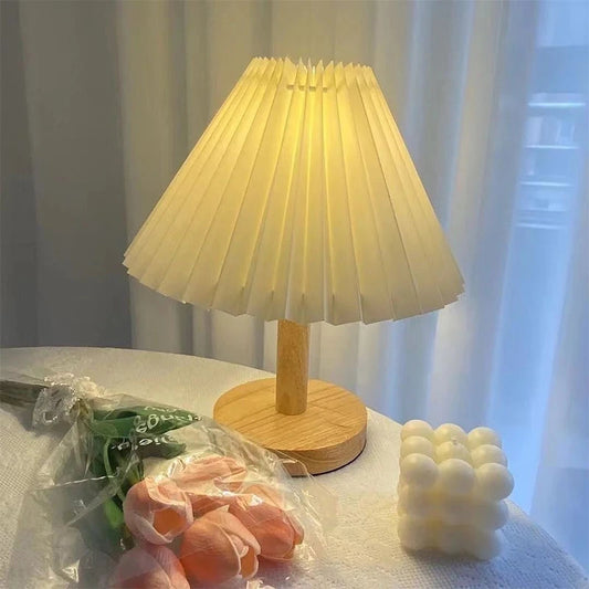 Nordic LED Desk Lamp USB Plug Interior Lighting Bedroom Bedside Night Light Retro Bar Cafe Desktop Decoration Table Lamps
