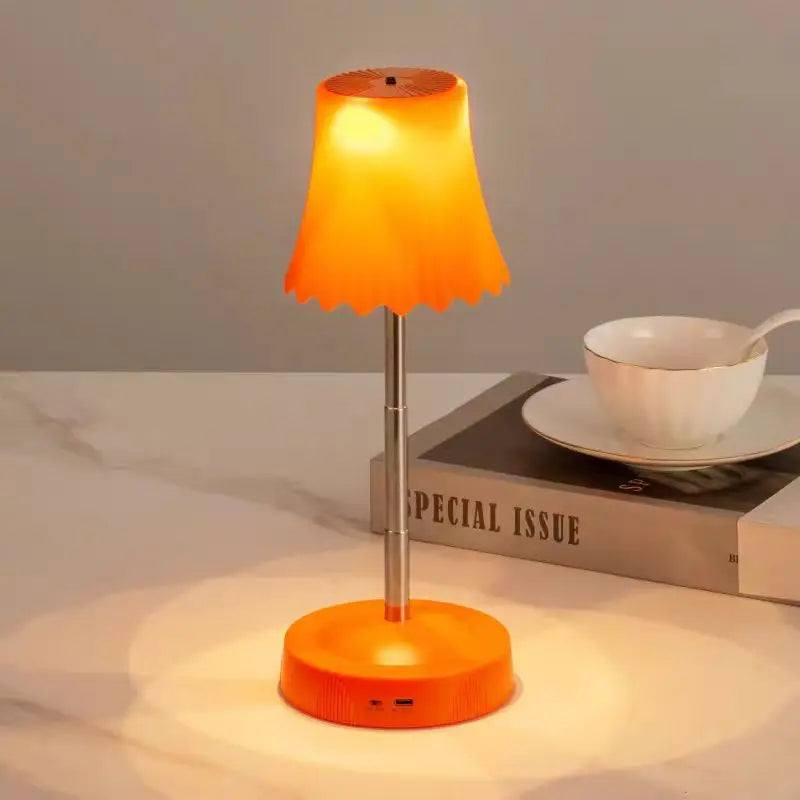 Rechargeable LED Table Lamps Touch Desk Lamp Wireless Night Light Restaurant Bar Desktop Mood Lighting Bar Decoration