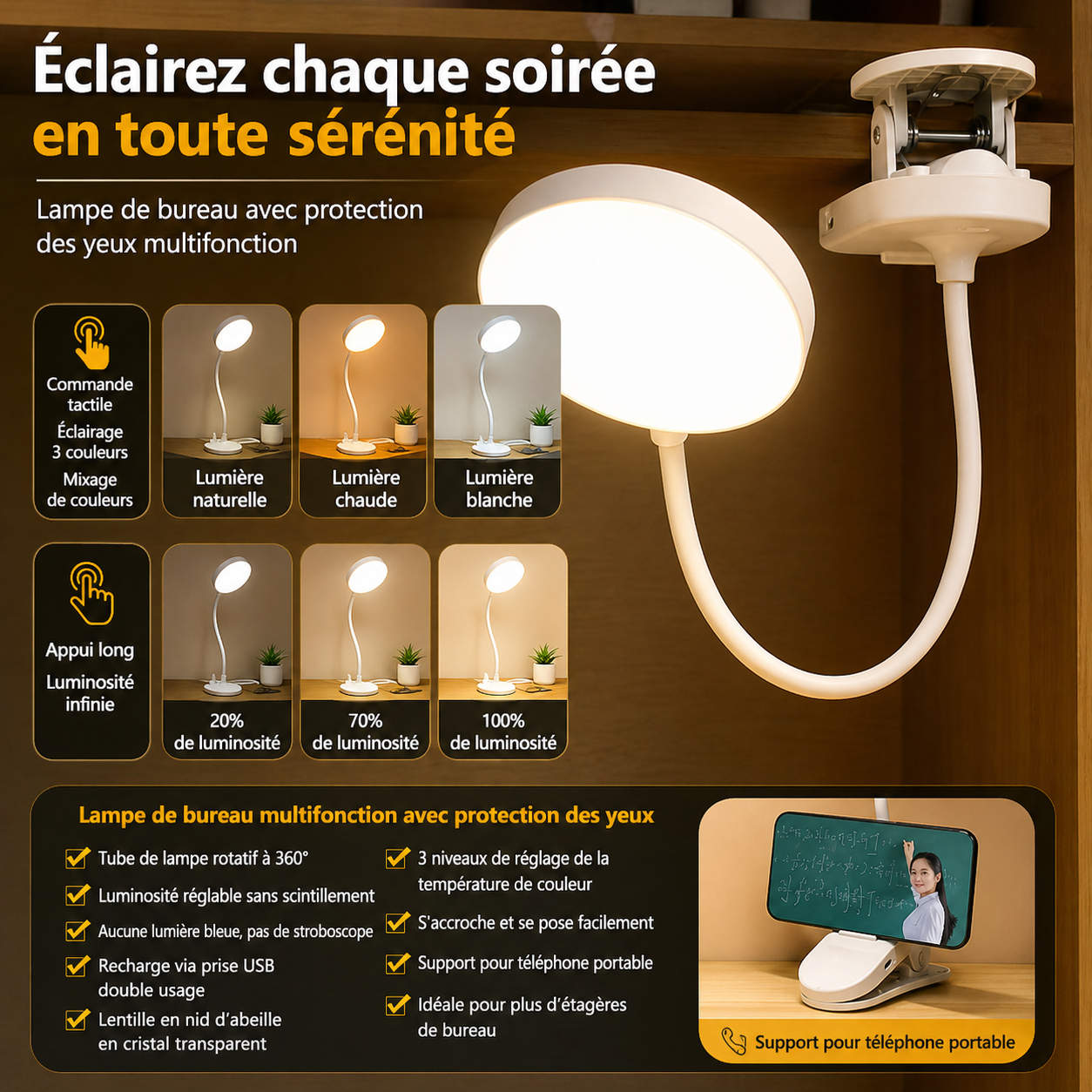 Lampe de chevet serpent