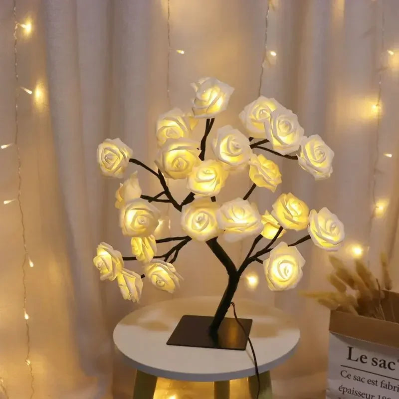 Lampe de chevet Arbre a fleurs