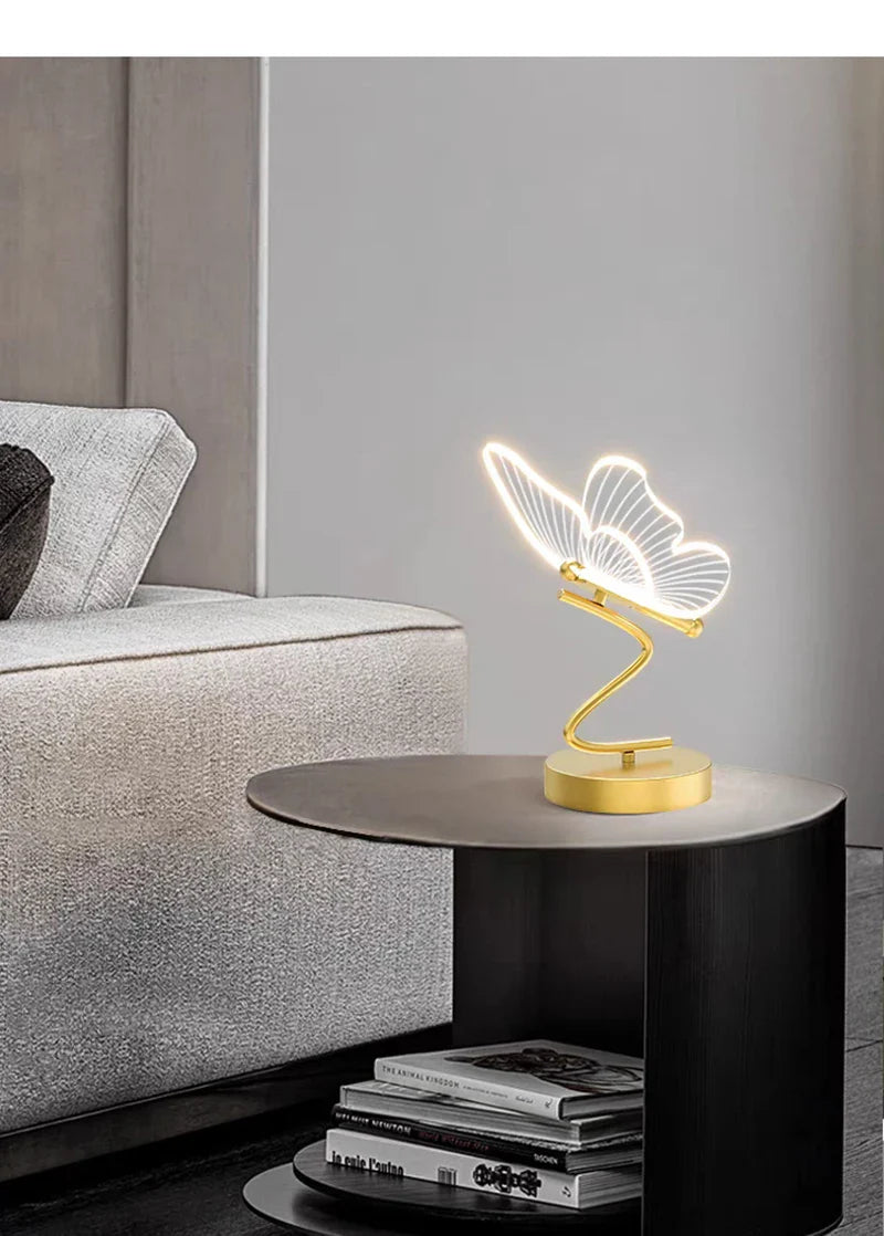 Lampe de chevet papillon Zeus