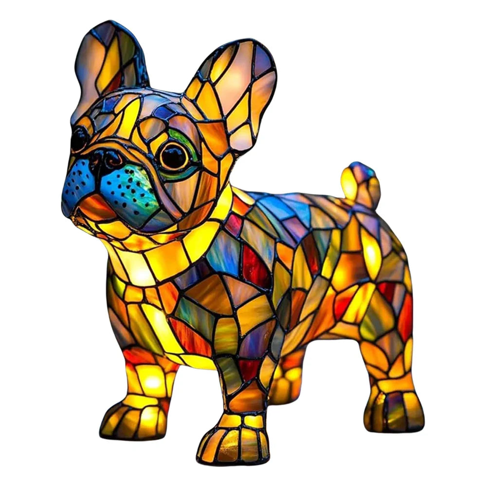 Lampe de chevet style chien