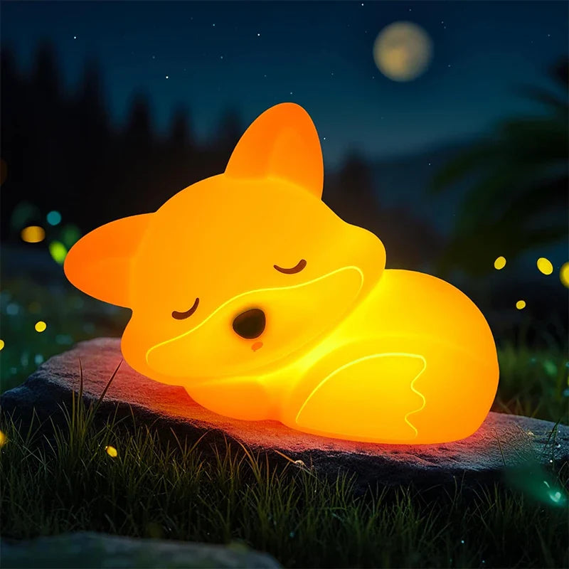 Lampe de chevet renard