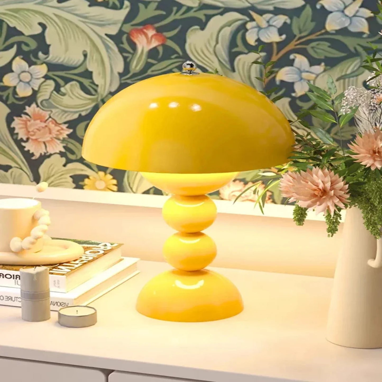 Lampe de chevet fleur