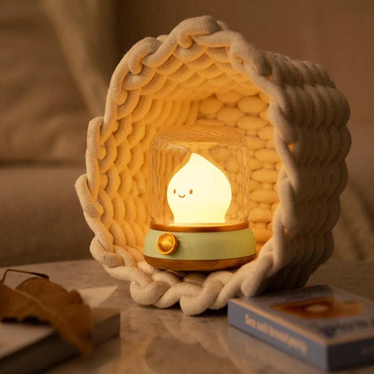 Lampe de chevet flamme