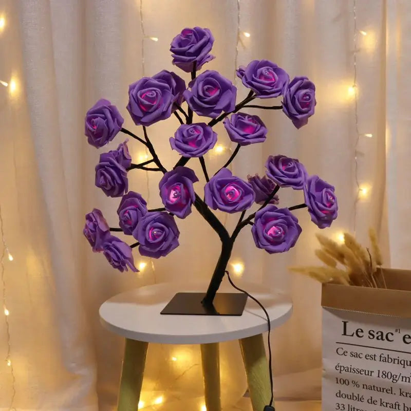 Lampe de chevet Arbre a fleurs
