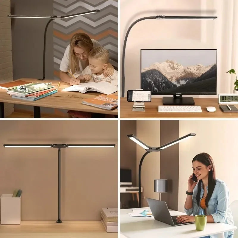 Lampe de chevet double tête