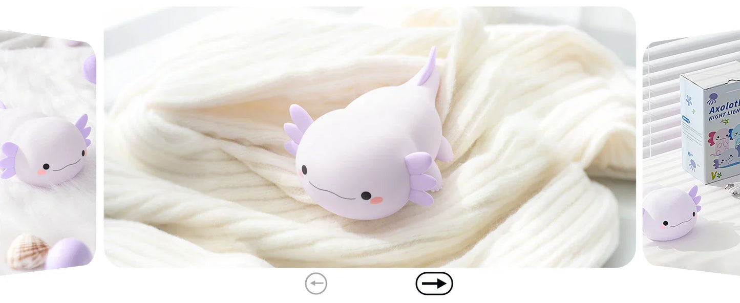 Lampe de chevet axolotl