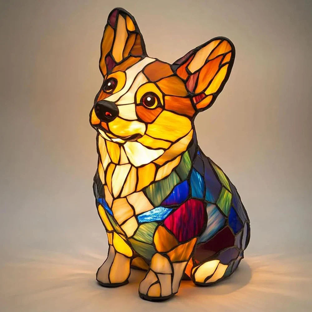Lampe de chevet style chien