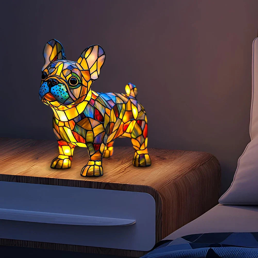 Lampe de chevet style chien