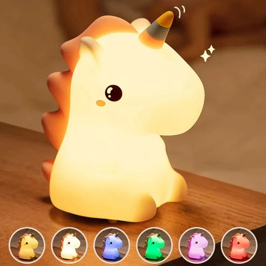 Lampe de chevet unicorne