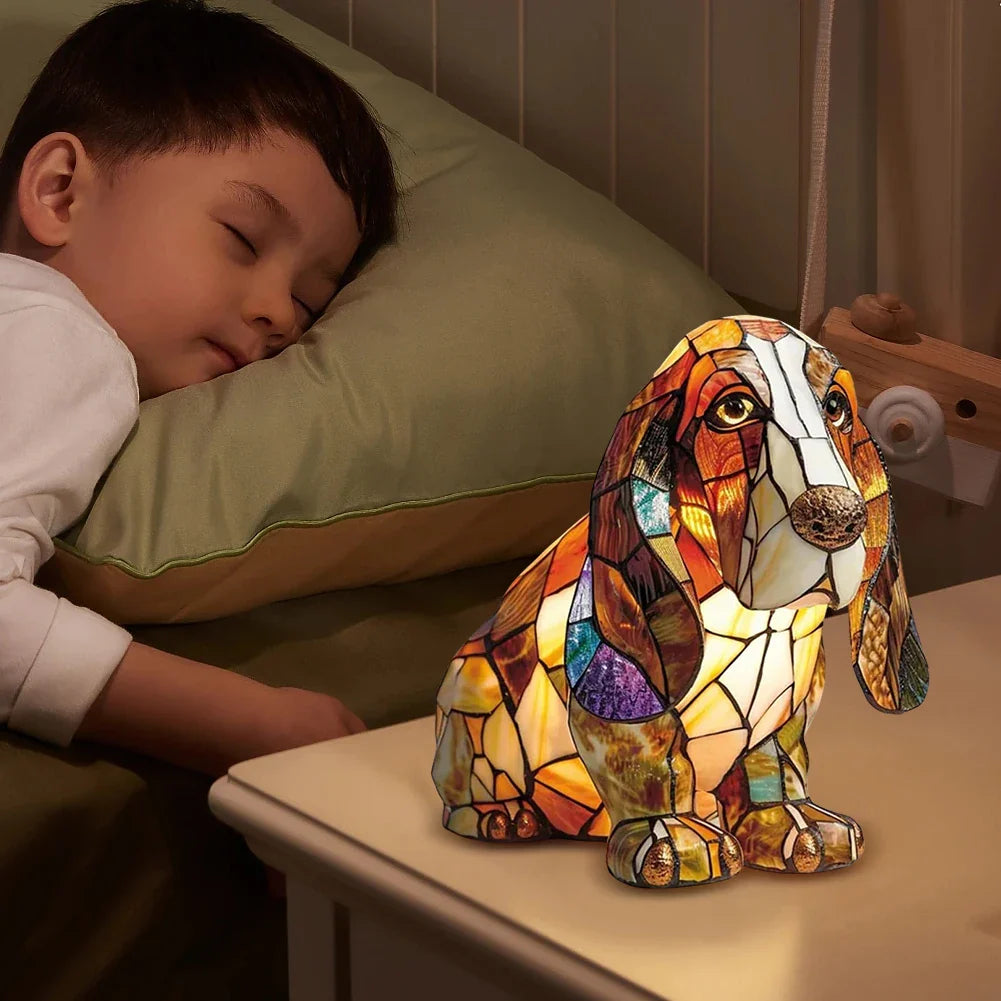 Lampe de chevet style chien
