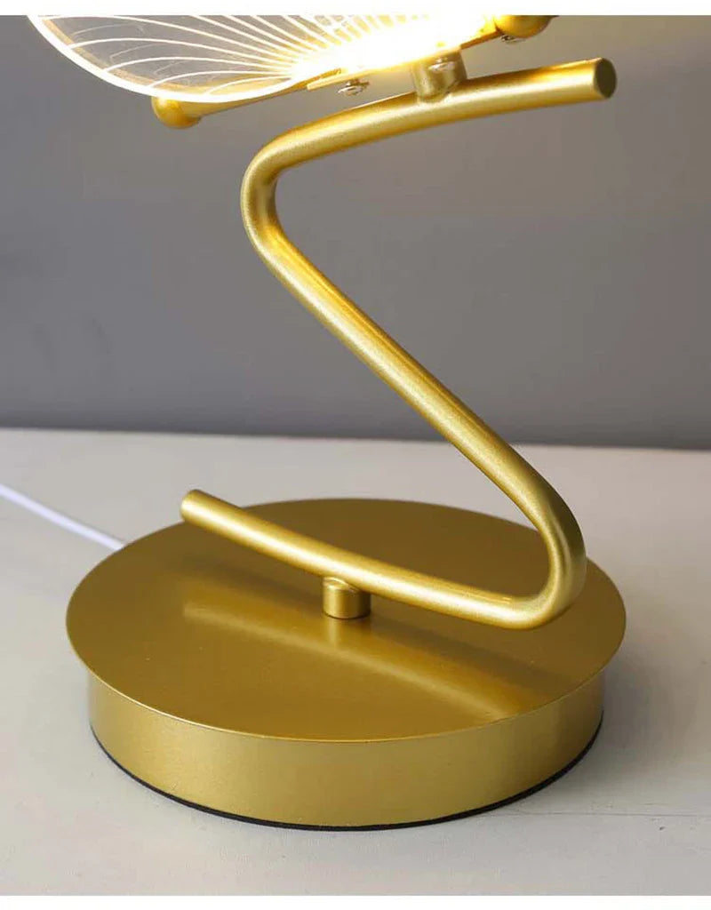 Lampe de chevet papillon Zeus