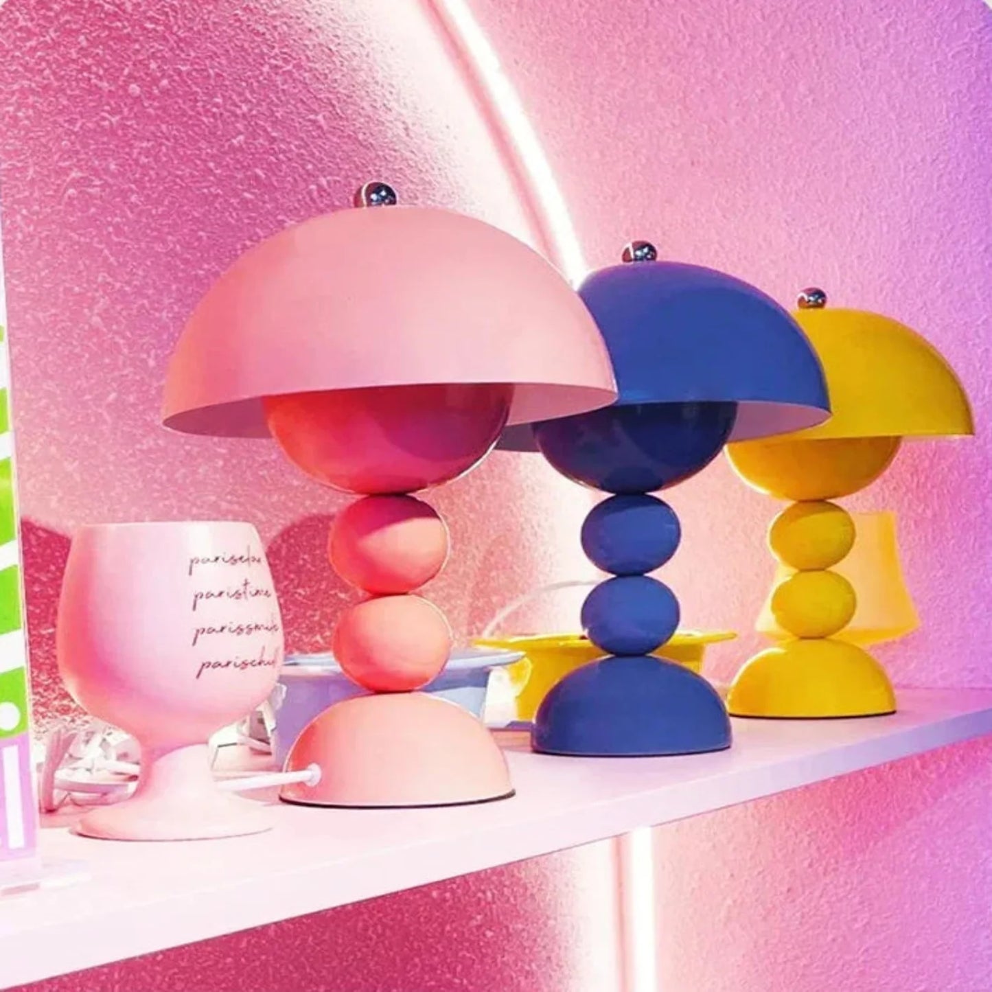 Lampe de chevet fleur