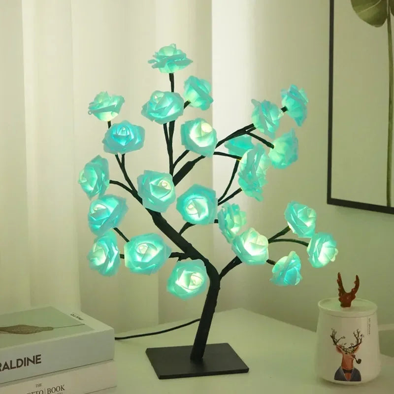Lampe de chevet Arbre a fleurs