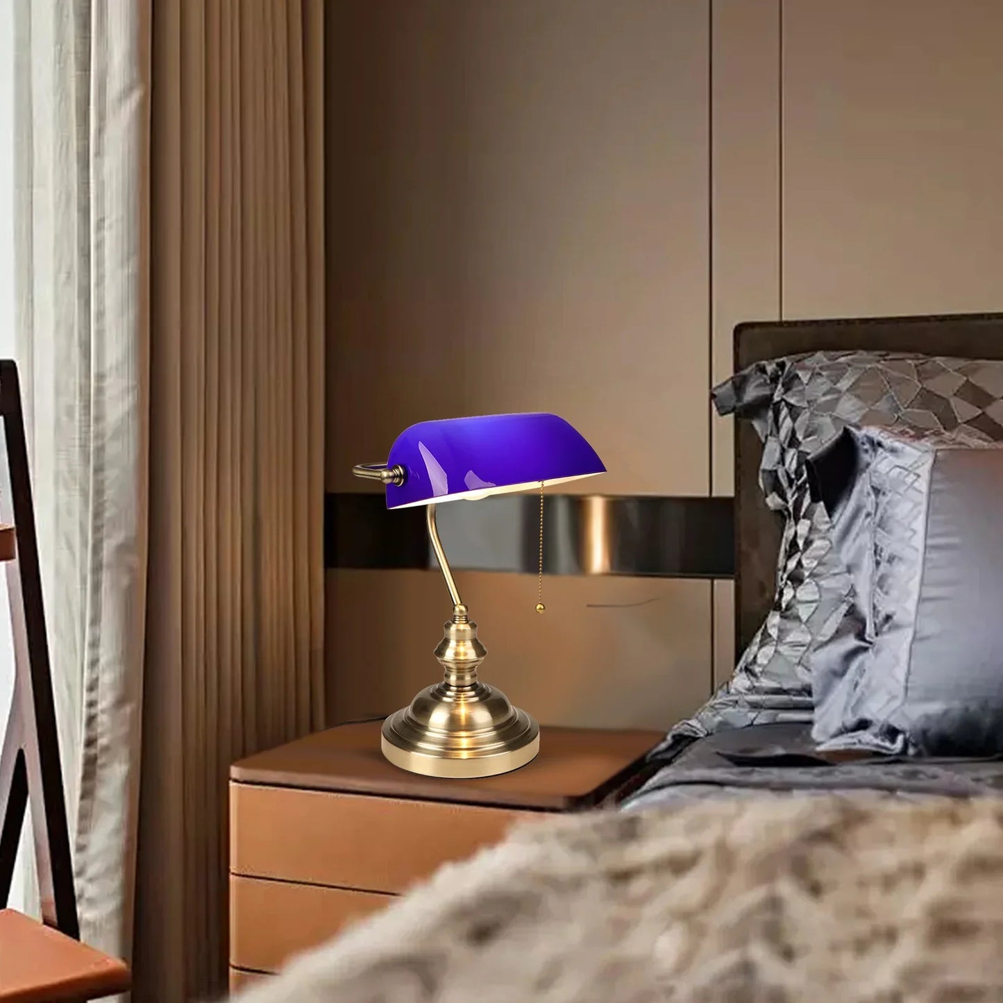 Lampe de chevet banquier