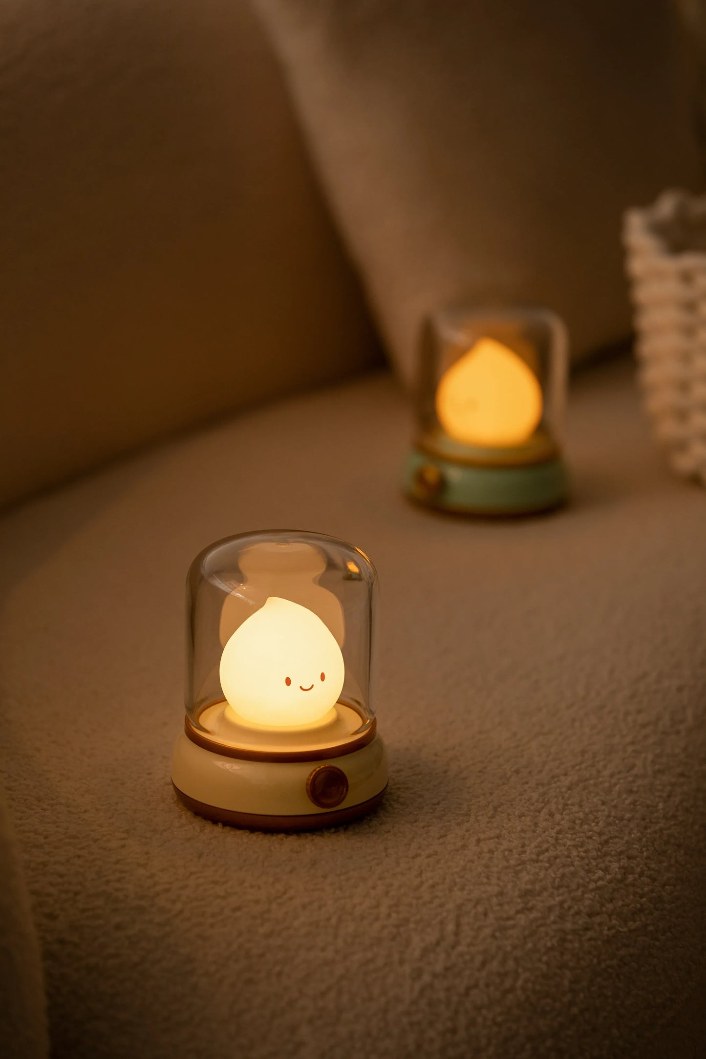 Lampe de chevet flamme