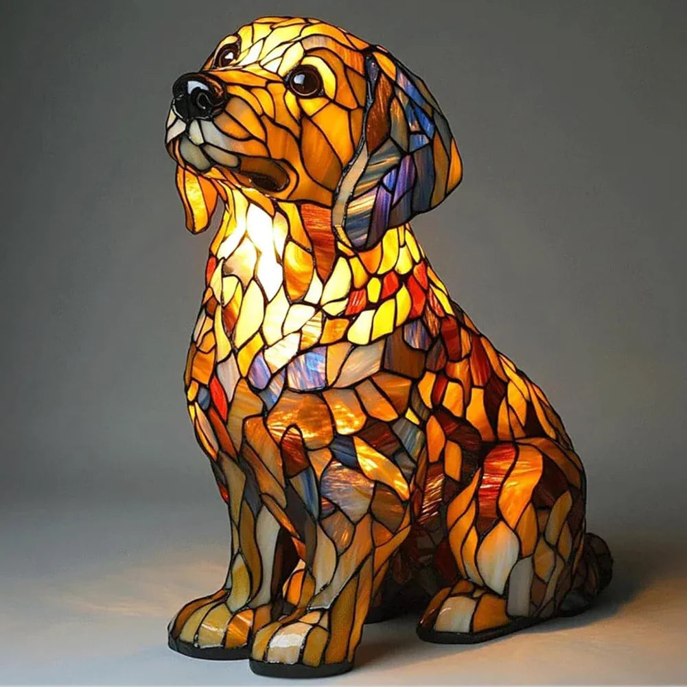 Lampe de chevet style chien