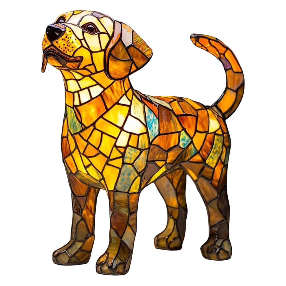 Lampe de chevet style chien