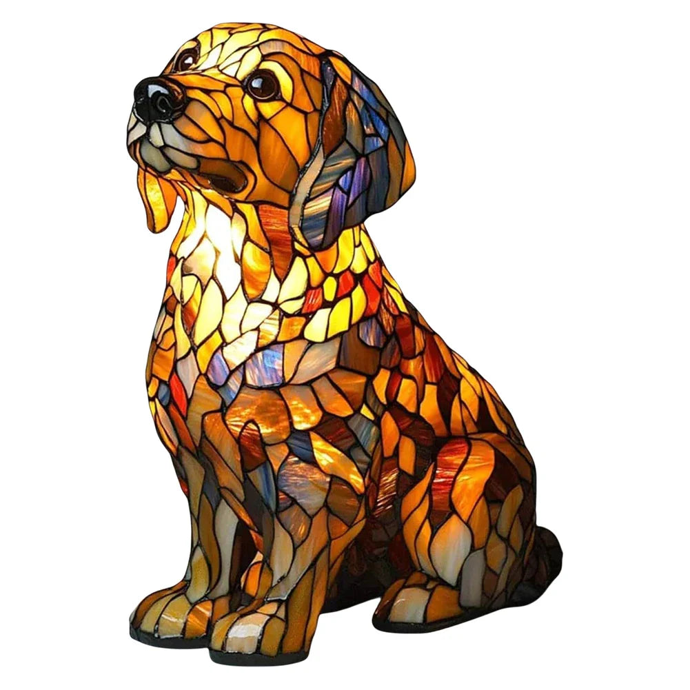 Lampe de chevet style chien