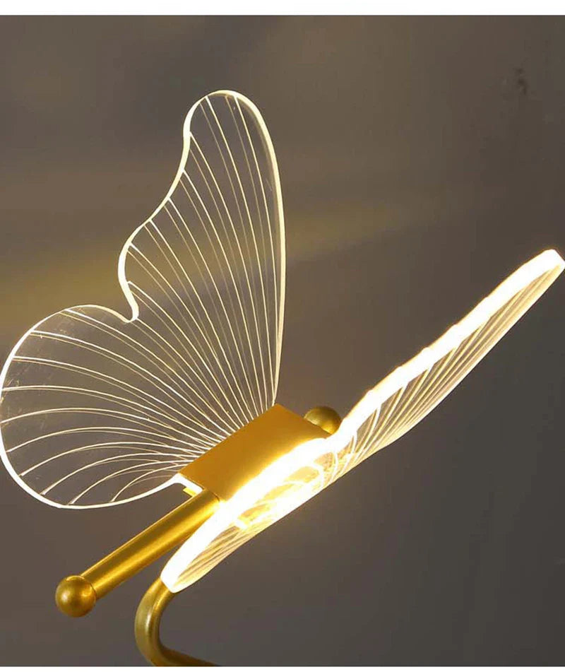 Lampe de chevet papillon Zeus