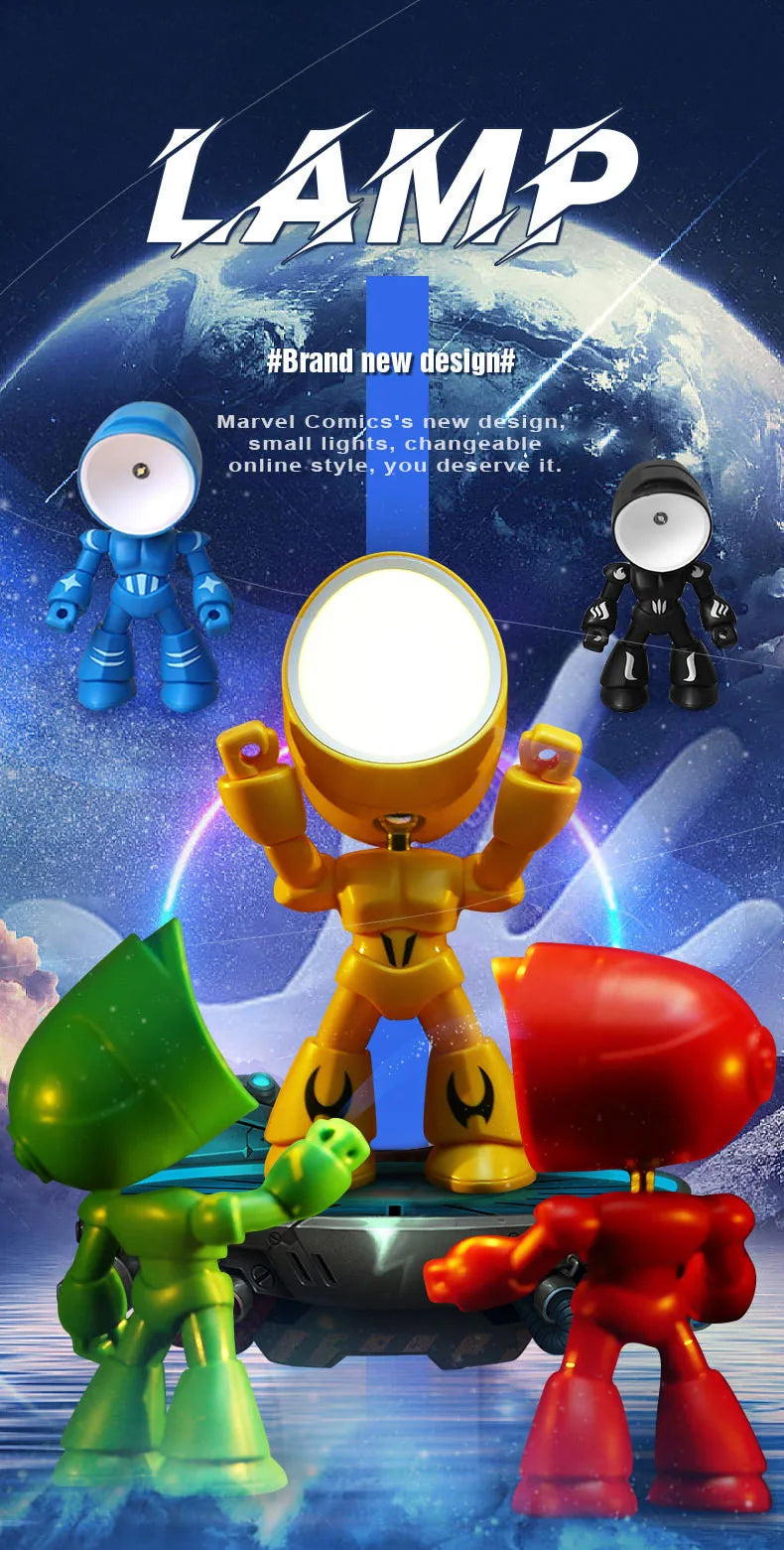 Lampe de chevet figurine policier