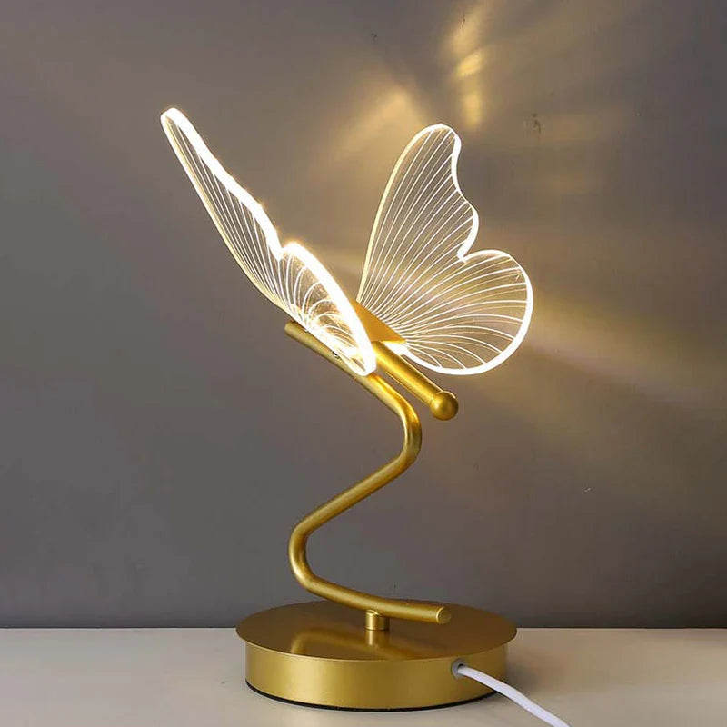 Lampe de chevet papillon Zeus
