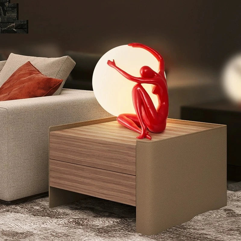 Lampe de chevet sculpture