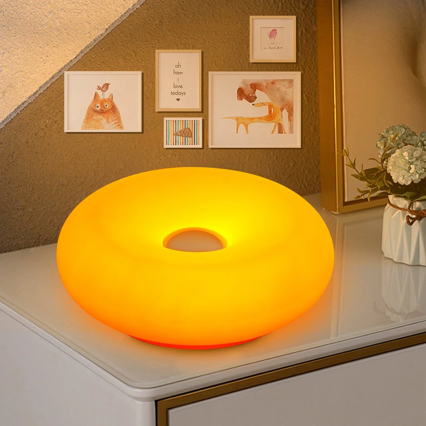 Lampe de chevet donut