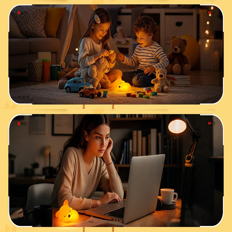 Lampe de chevet renard