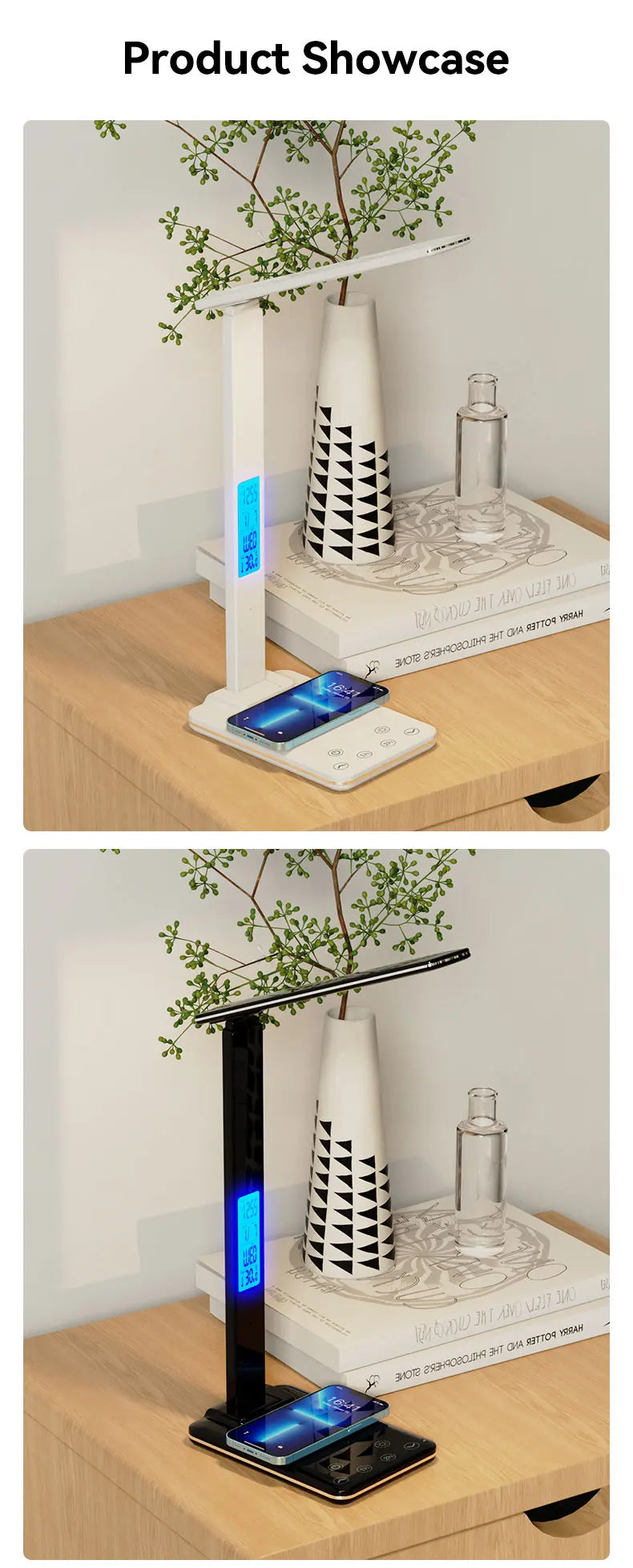 Lampe de chevet alarme