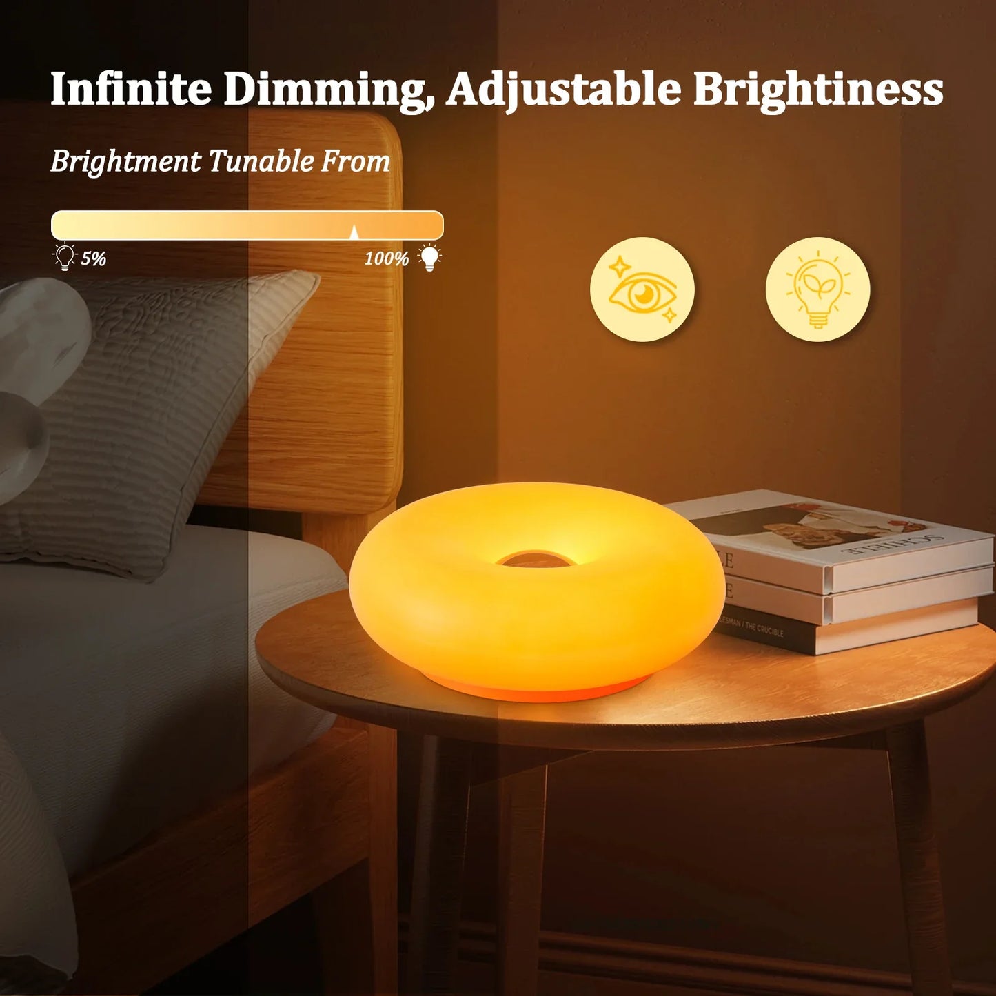 Lampe de chevet donut