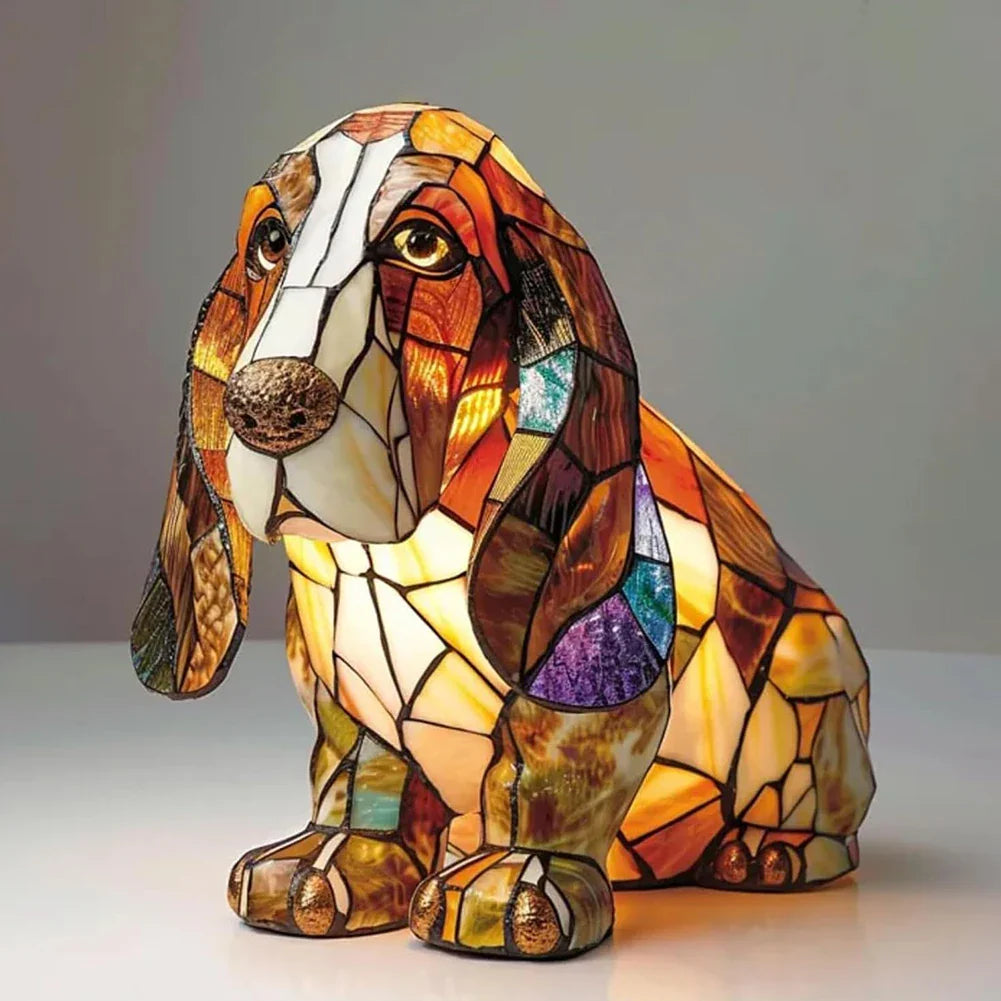 Lampe de chevet style chien