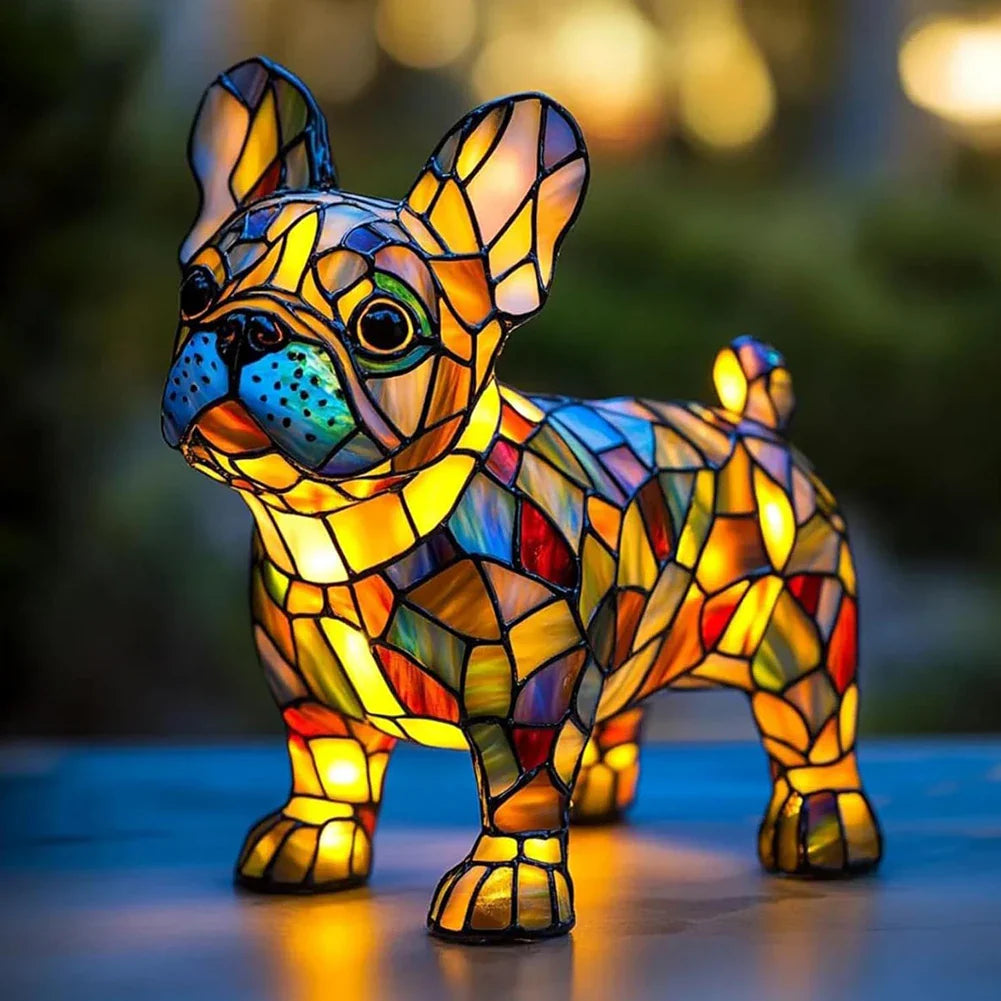 Lampe de chevet style chien