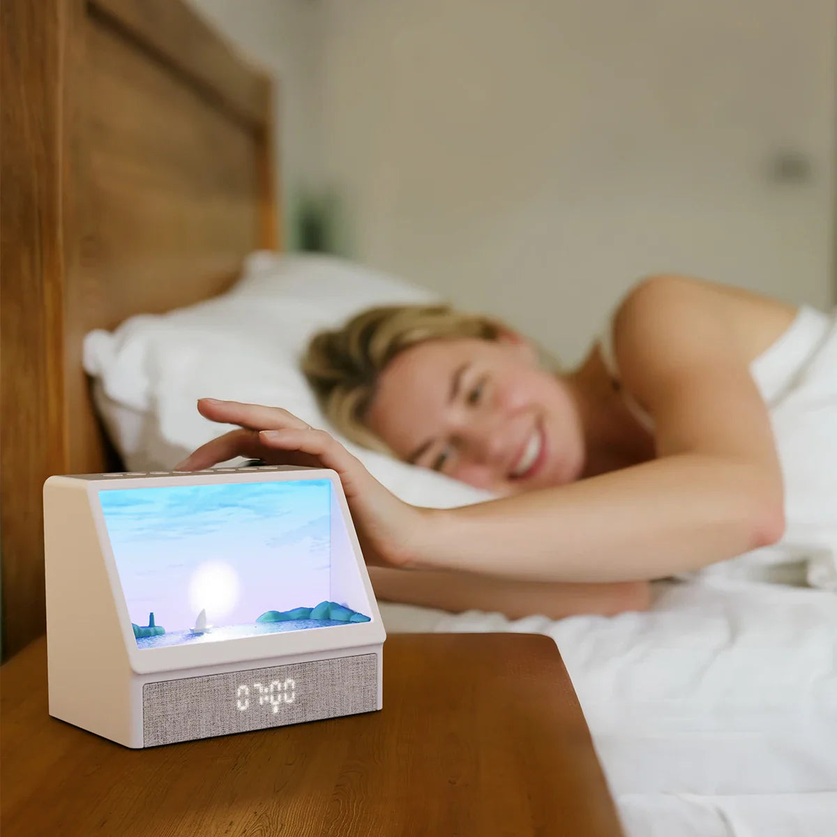 Lampe de chevet matinale